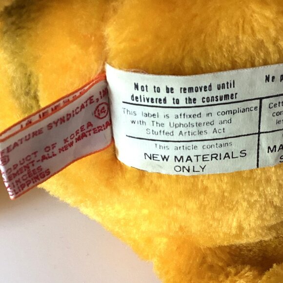 Vintage Garfield Fun Farm 1978 / 1981 Plush Stuffed Cat Collectible Comic Toy - Picture 5 of 7